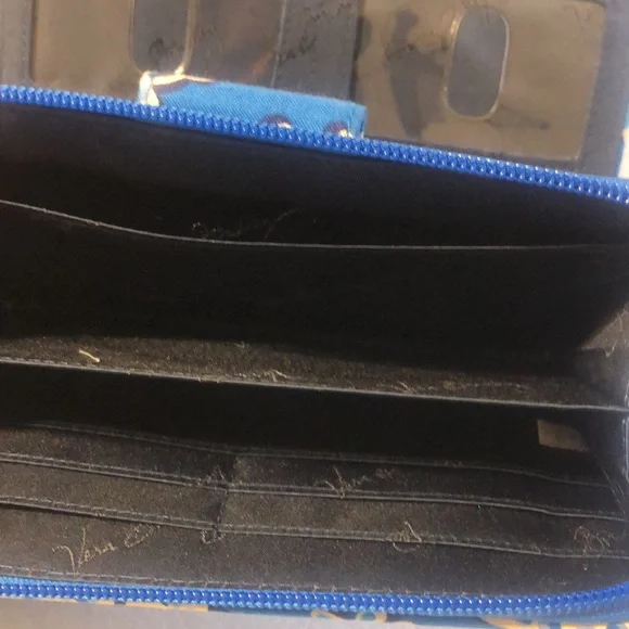 Vera Bradley blue wallet - Picture 5 of 12